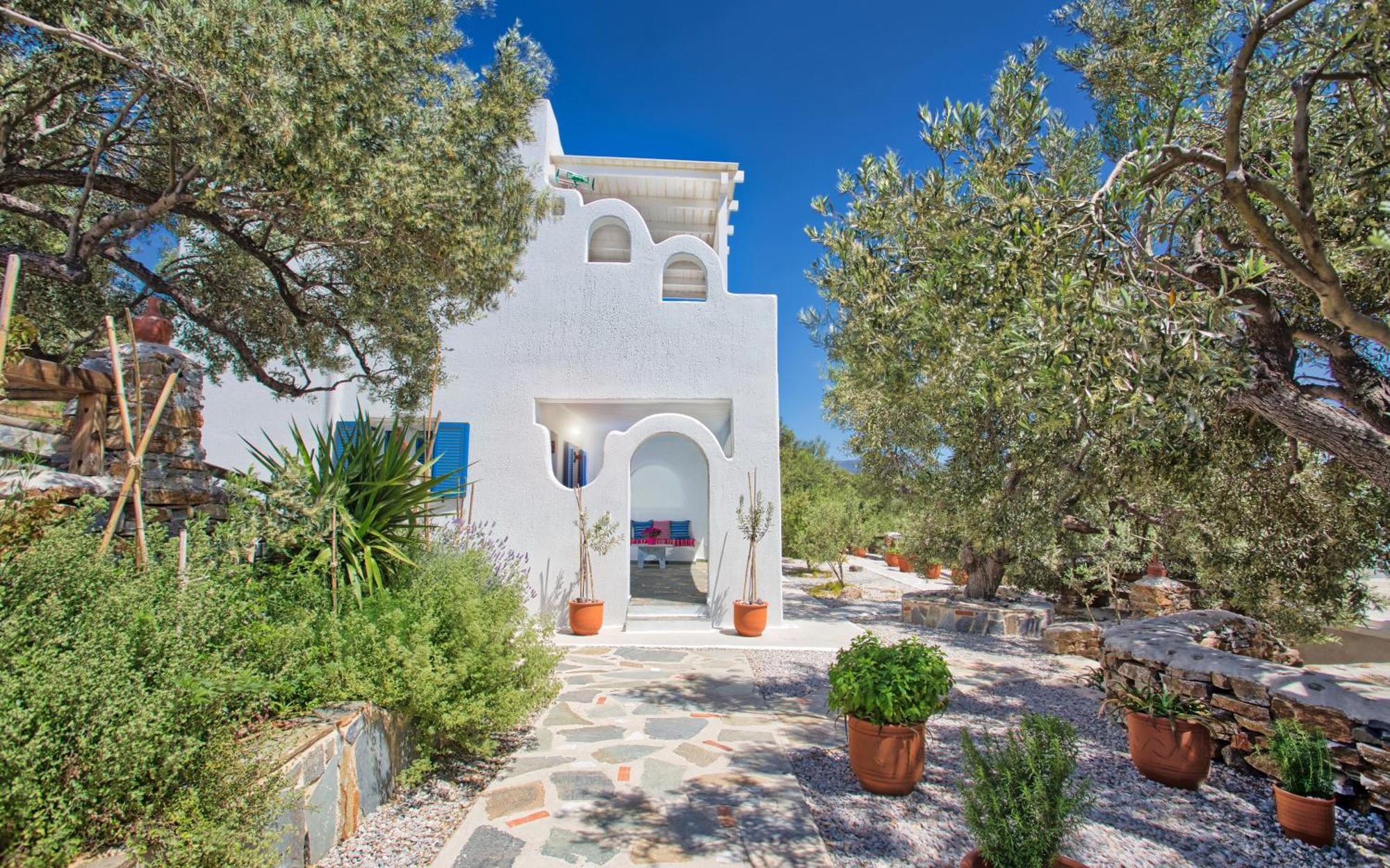 Aspra Chomata Villas Karystos  Esterno foto