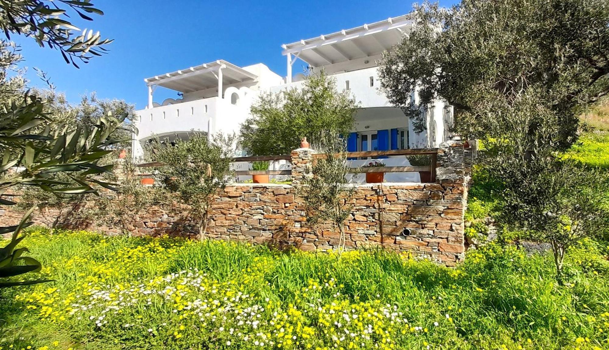 Aspra Chomata Villas Karystos  Esterno foto