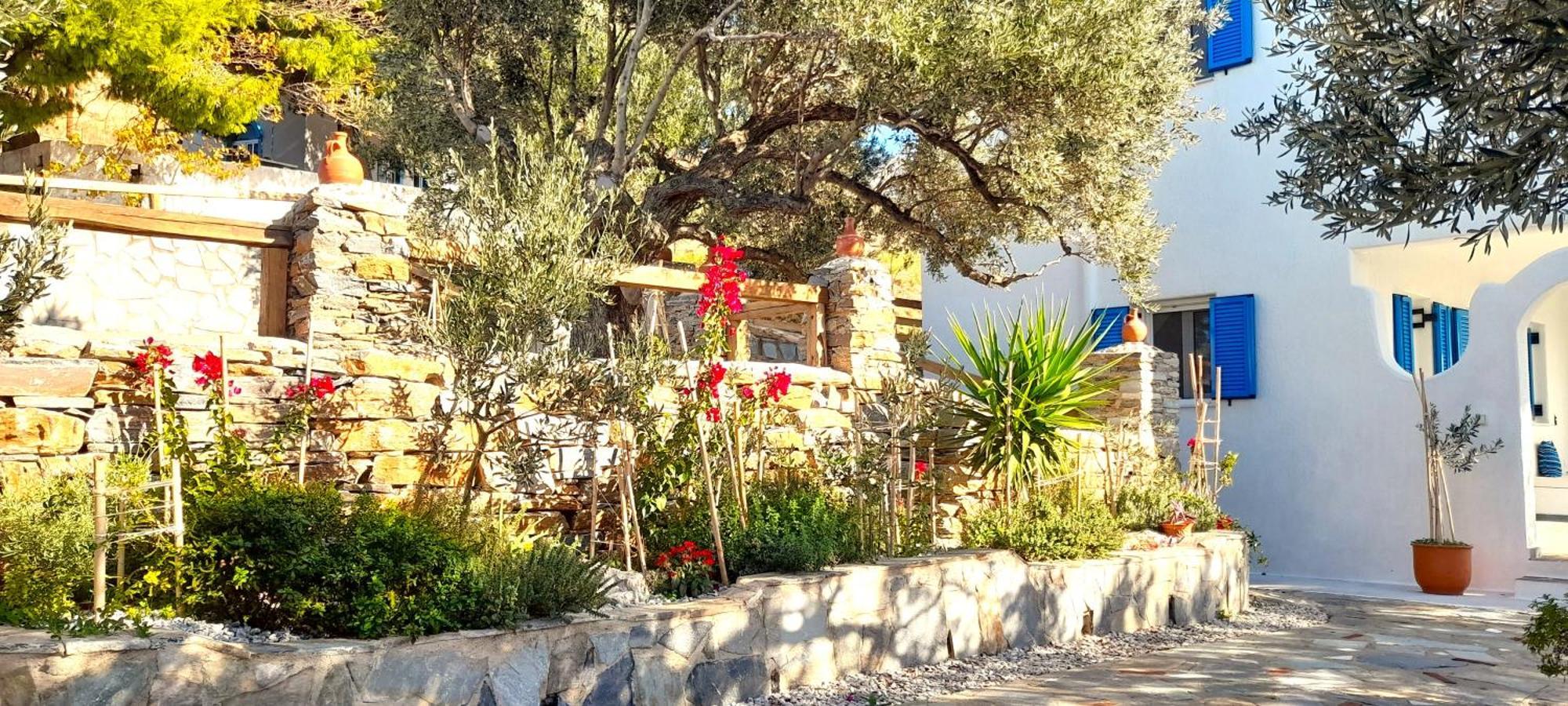 Aspra Chomata Villas Karystos  Esterno foto